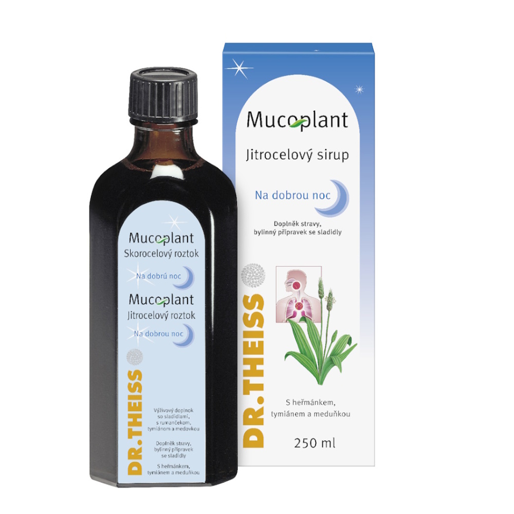 Mucoplant Skorocelový roztok Na dobrú noc 250ml