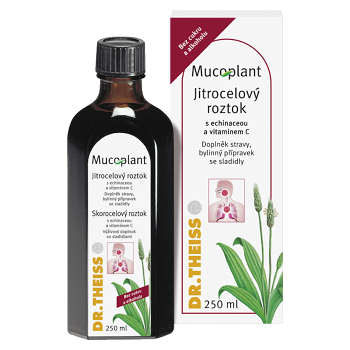MUCOPLANT Skorocelový sirup s echinaceou a vitamínom C 250 ml (Dýchanie, dýchacie cesty) - Prírodné - obrázok 3/3