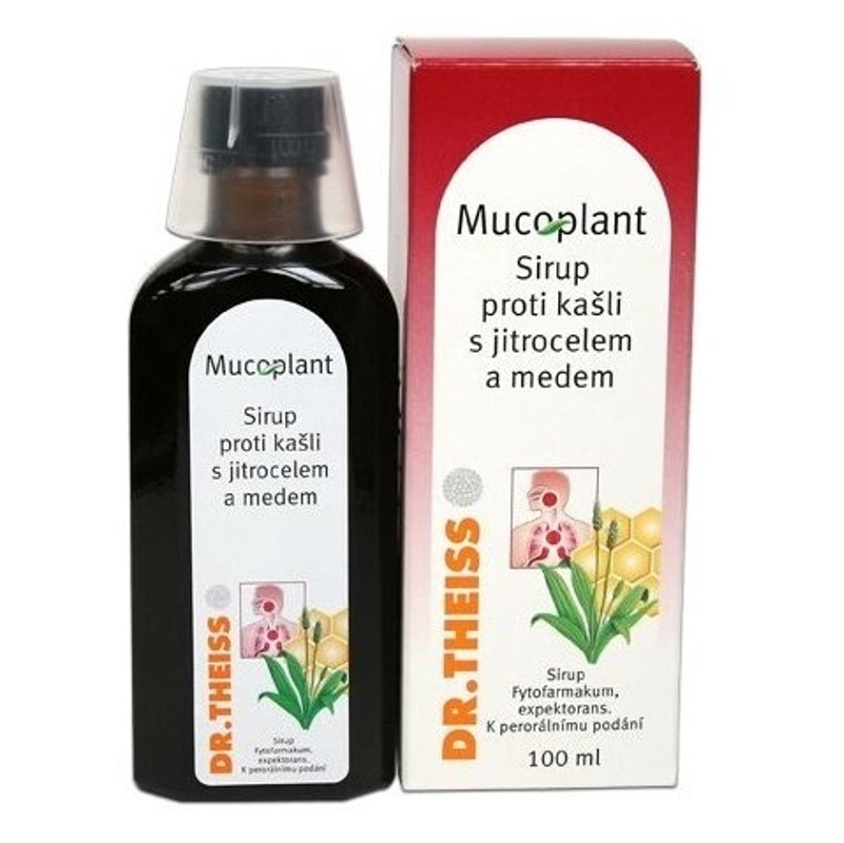 DR.THEISS Mucoplant sirup proti kašľu so skorocelom a medom 100 ml kúpite na Mojalekaren.sk