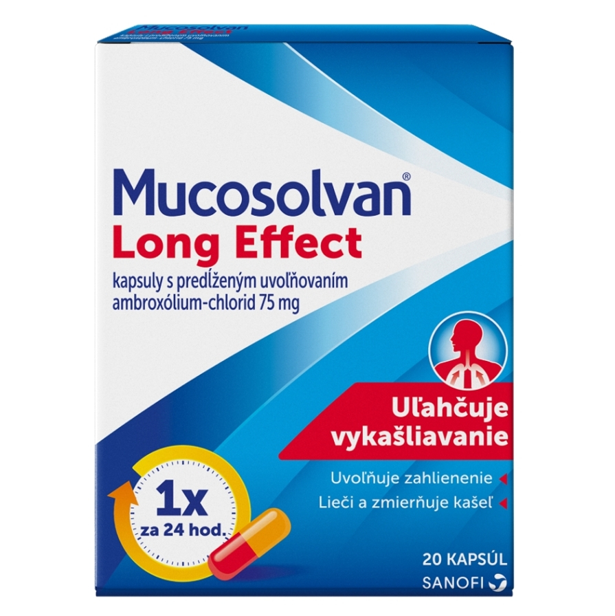 MUCOSOLVAN Long Effect 75 mg 20 kapsúl kúpite na Mojalekaren.sk