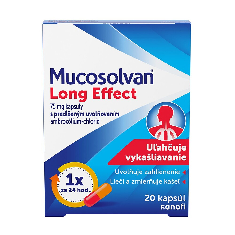 MUCOSOLVAN Long Effect 75 mg 20 kapsúl kúpite na Mojalekaren.sk