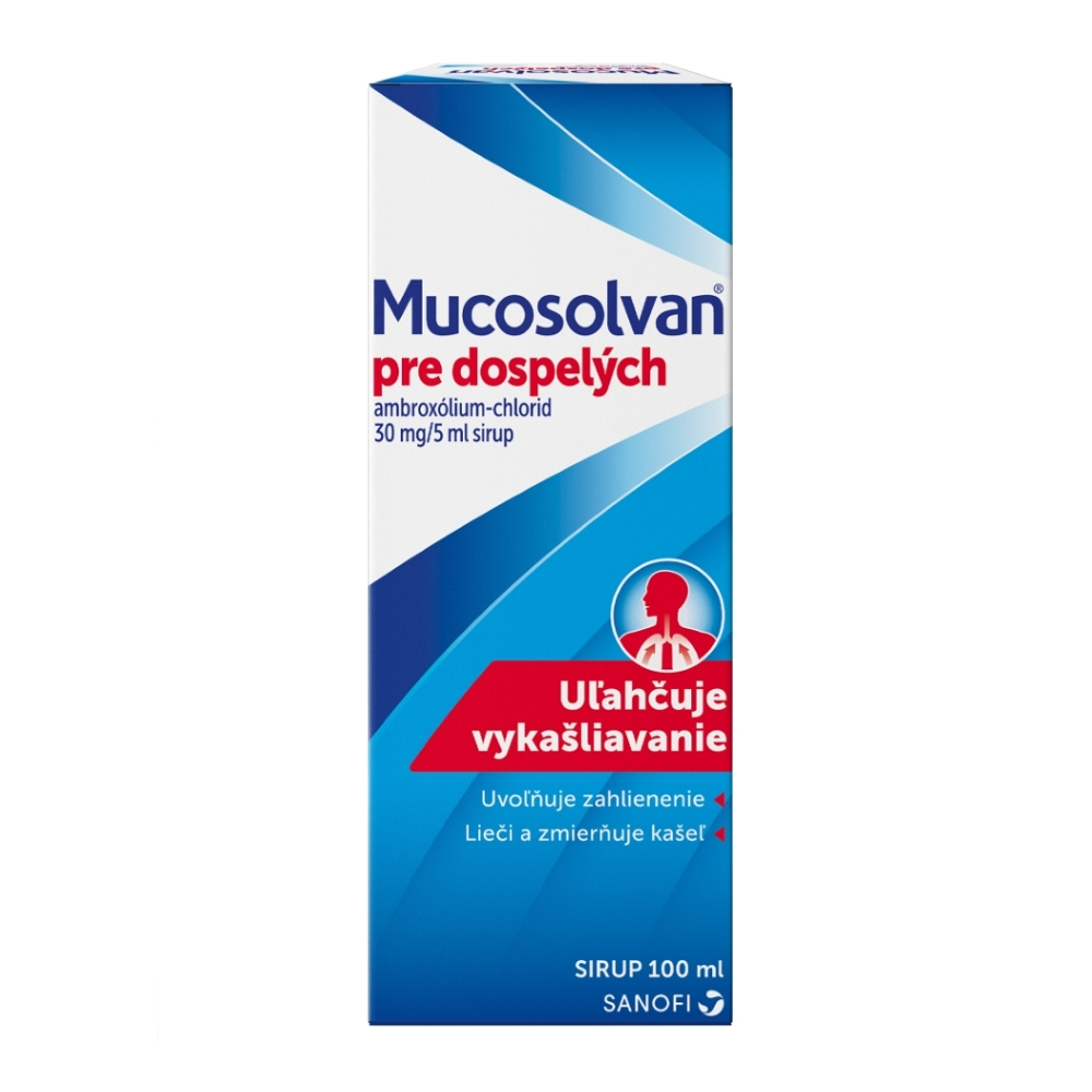 MUCOSOLVAN pre dospelých 30 mg/5 ml sirup 100 ml