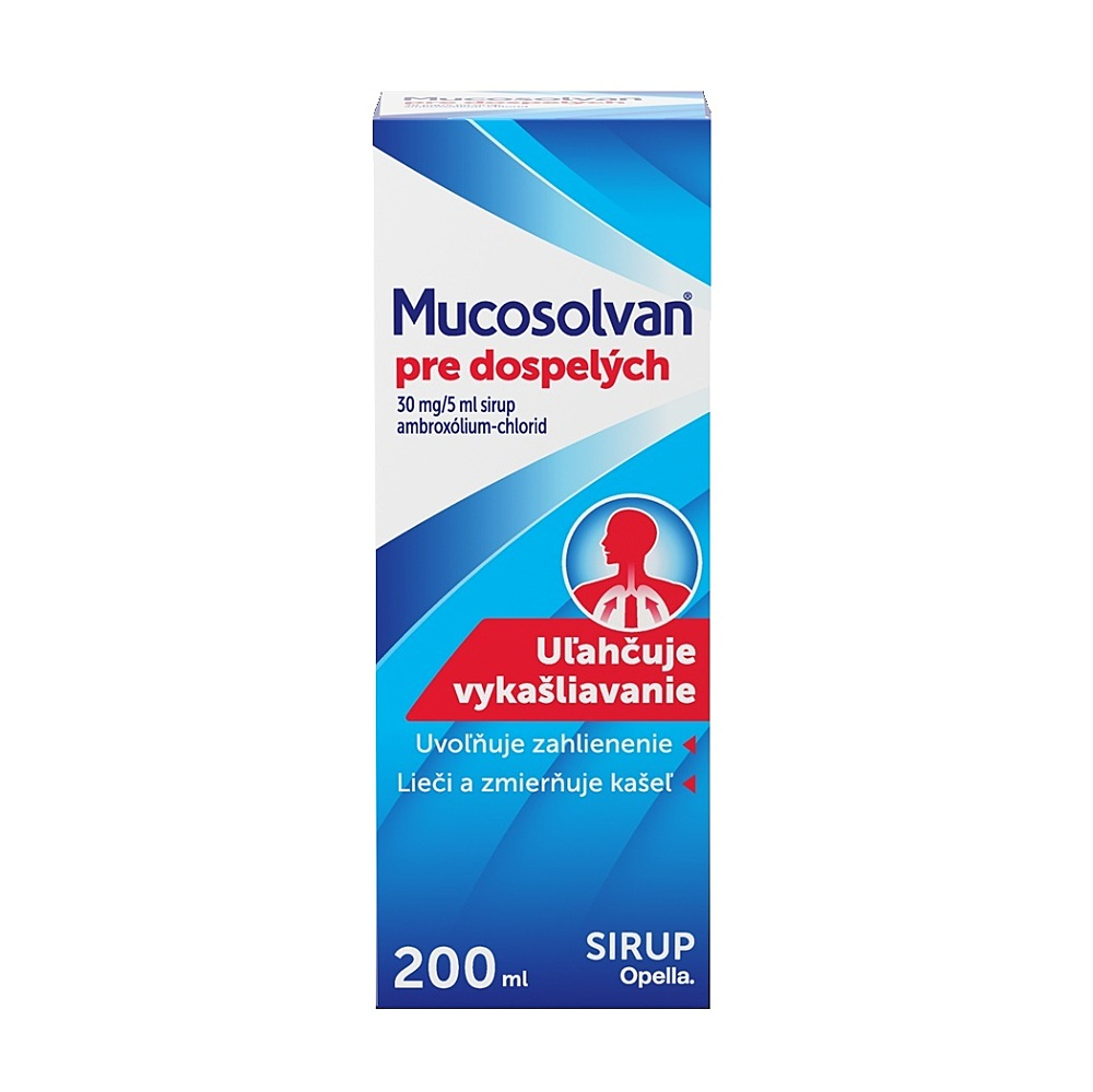 MUCOSOLVAN Pre dospelých sirup 200 ml kúpite na Mojalekaren.sk