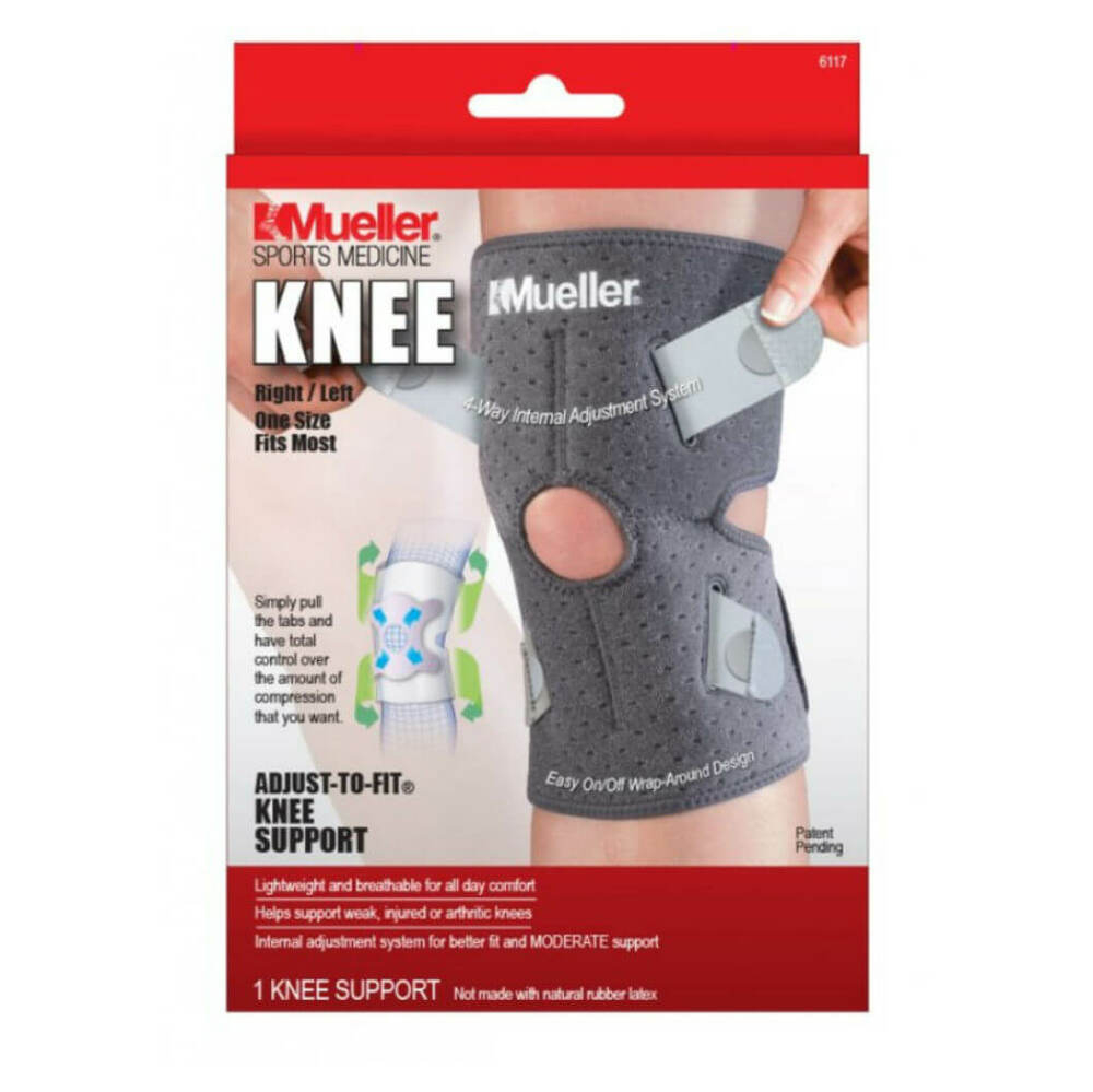 MUELLER Adjust-to-fit knee Support Bandáž na koleno 1 kus