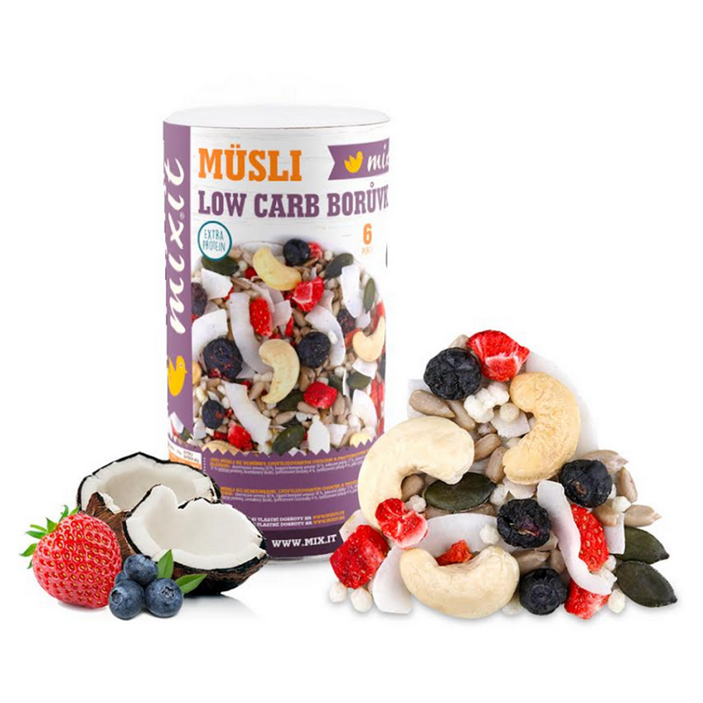 MIXIT Müsli low carb čučoriedka 400 g