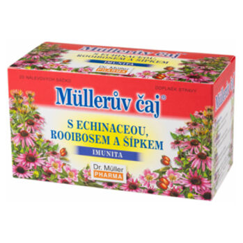 Dr Müller Čaj s echinaceou, rooibosom a šípkami 20 x 1,5 g