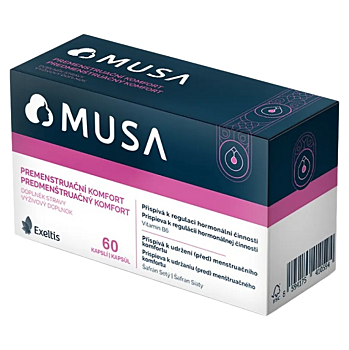 MUSA Predmenštruačný komfort 60 kapsúl (Menštruácia) - Viaczložkové