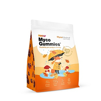 MYCODEMICA MycoGummies 60 kusov (Tradičná čínska medicína) - Viaczložkové