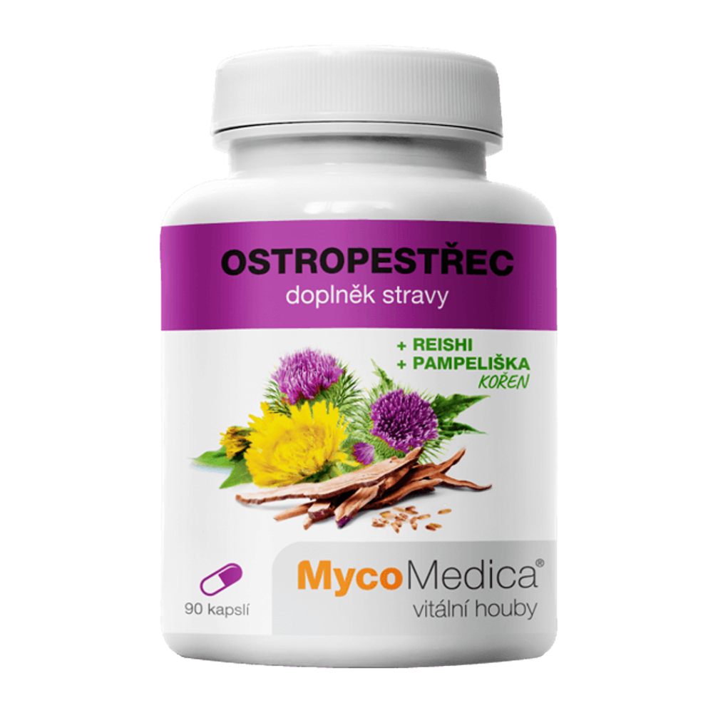 MYCOMEDICA Pestrec 90 rastlinných vegánskych kapsúl kúpite na Mojalekaren.sk