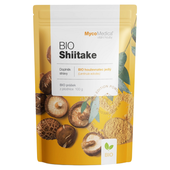 MYCOMEDICA Shiitake sušená 100 g (Vitalne huby) - Prírodné, Jednozložkové