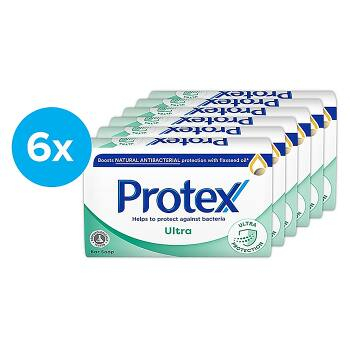 PROTEX Ultra Tuhé mydlo s prirodzenou antibakteriálnou ochranou 6 x 90 g