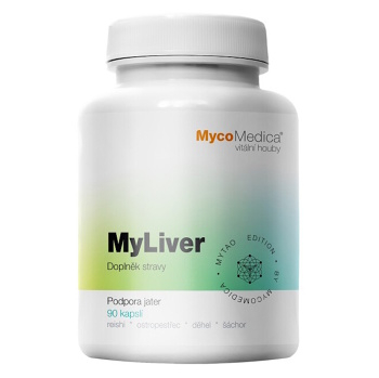 MYCOMEDICA MyLiver 90 kapsúl (Vitalne huby) - Prírodné, Viaczložkové