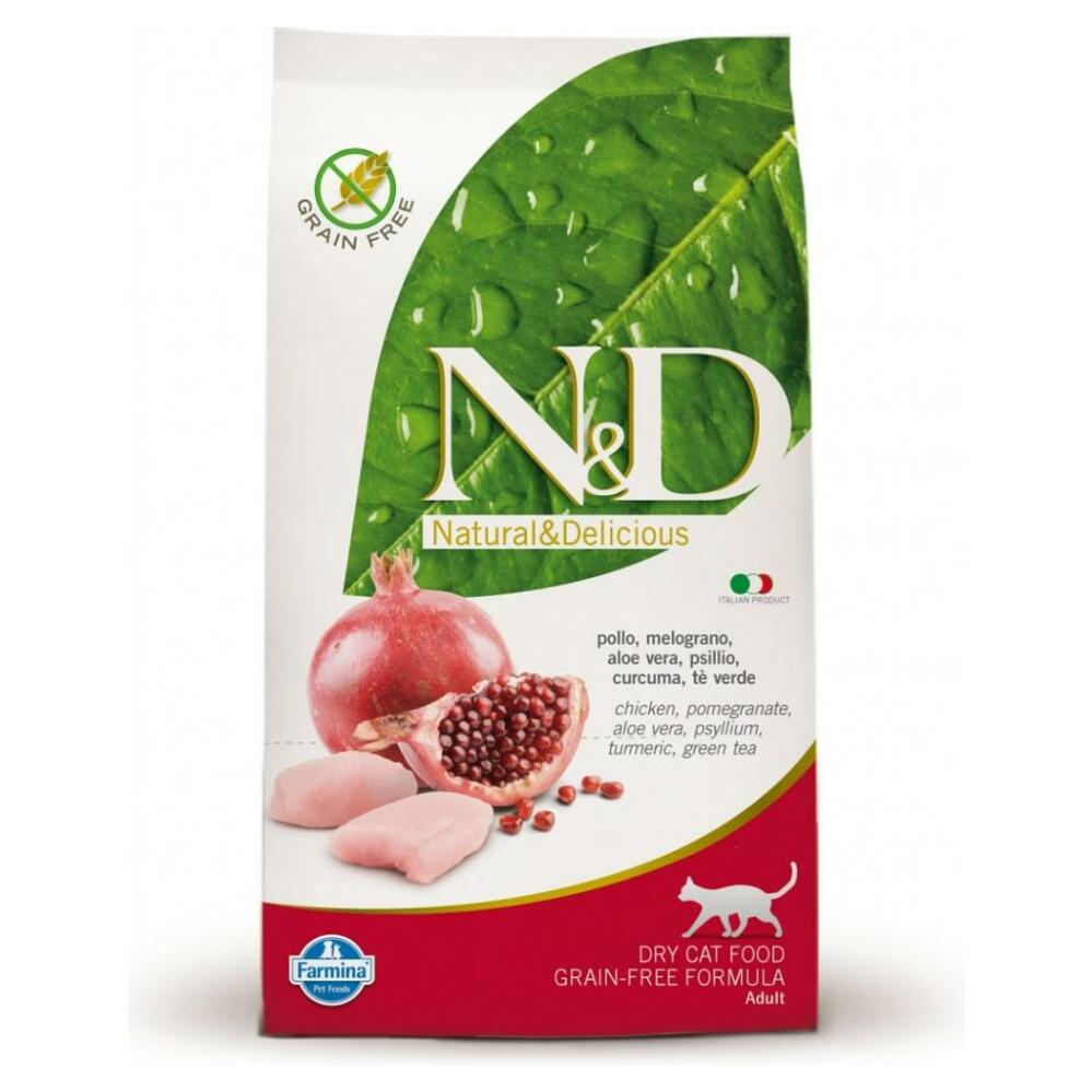 N & D CAT Adult Chicken & Pomegranate 300g