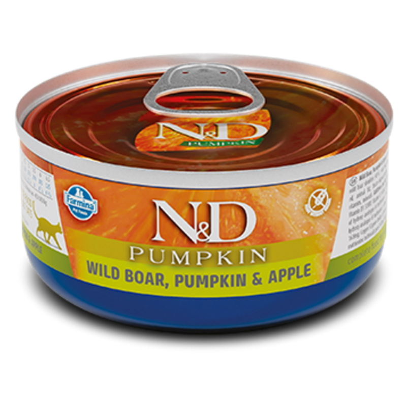 N&D Pumpkin Boar & Apple Adult pre mačky 80 g