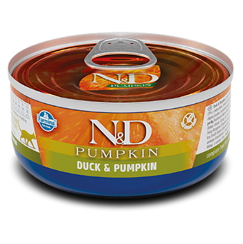 N&D Pumpkin Duck & Pumpkin Adult pre mačky 80 g