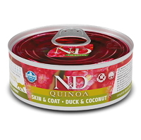 N&D Quinoa Duck & Coconut Adult pre dospelé mačky 80 g