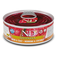 N&D Quinoa Herring & Coconut Adult pre dospelé mačky 80 g