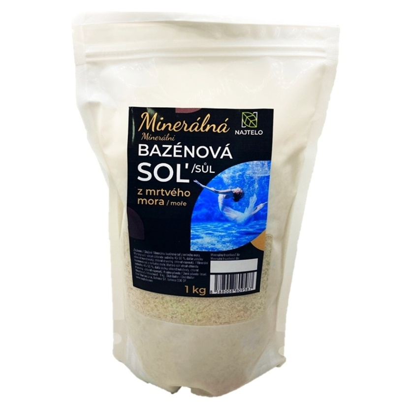 NAJTELO Bazénová minerálna soľ z Mŕtveho mora 1 kg