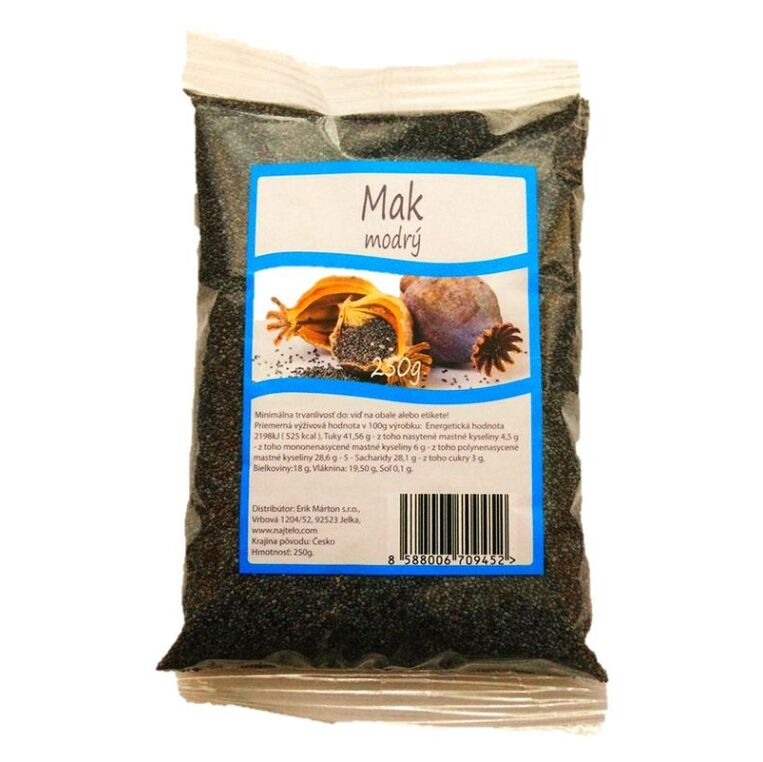 NAJTELO Mak modrý celý 250 g
