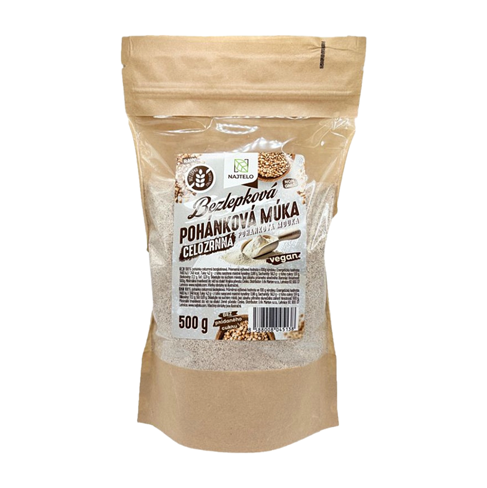 NÁJTELO Pohánková múka celozrnná 500 g