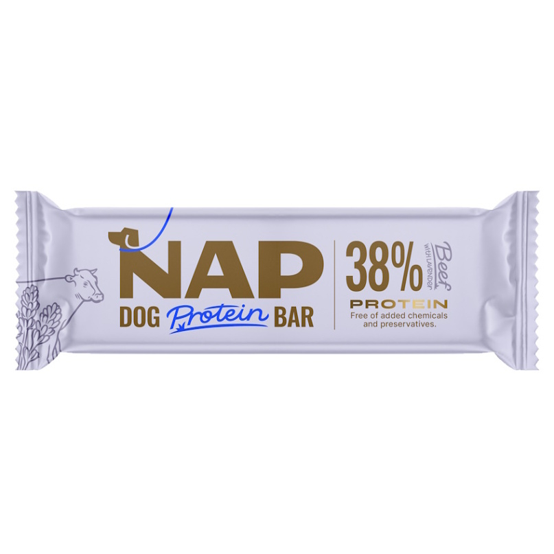 E-shop NAP Proteínová tyčinka pre psov hovädzie s levanduľou 50 g