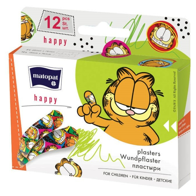MATOPAT Happy náplasti detské 12 kusov