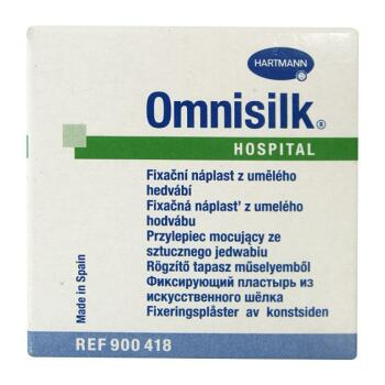 Náplasť Omnisilk biely hodváb 1.25cmx9.2m/1ks