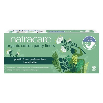 NATRACARE Slipové vložky Ultratenké 22 ks (Prírodné menštruačné vložky) - Slipové