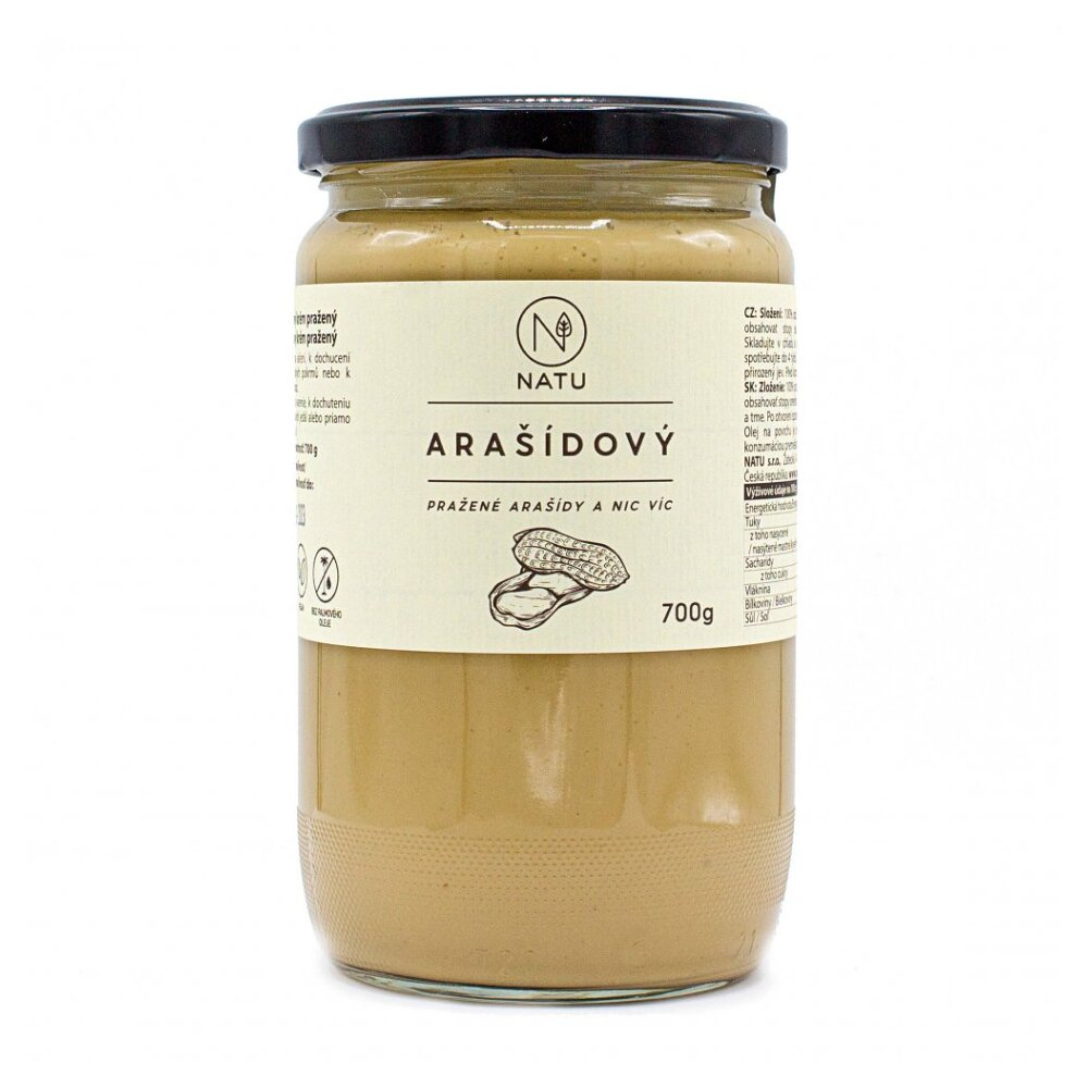 NATU Arašidový krém pražený 700 g