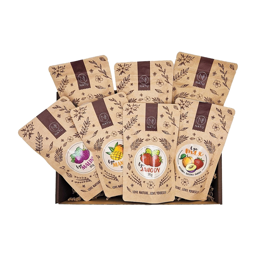 NATU Darčekový box ovocná debnička