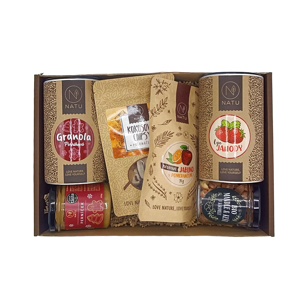 NATU Darčekový box Sladké a veselé kúpite na Mojalekaren.sk