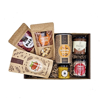 NATU Dárkový box Ty nejlepší dobroty (Darčekové balenia potravín) - Sada