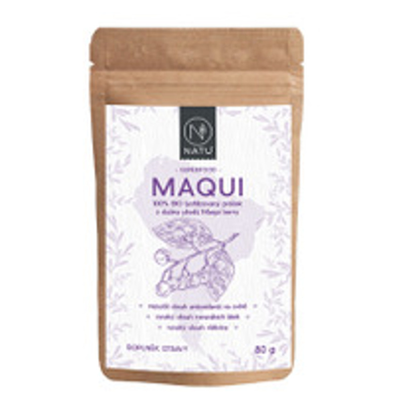 NATU Maqui BIO prírodný antioxidant v BIO kvalite 80 g