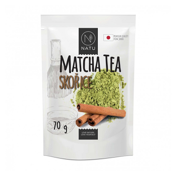 NATU Matcha tea BIO Premium Japan Škorica 70 g