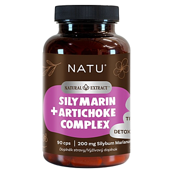NATU Pestrec extrakt s artičokom 90 kapsúl (Detoxikácia pečene)