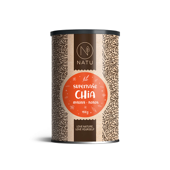 NATU Superkaša Chia s malinami a kokosom 450 g