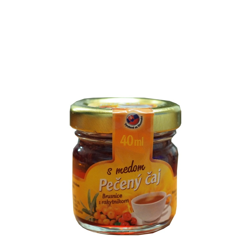 NATUR PROCUCTS Pečený čaj s medom brusnica-rakytník 40 ml
