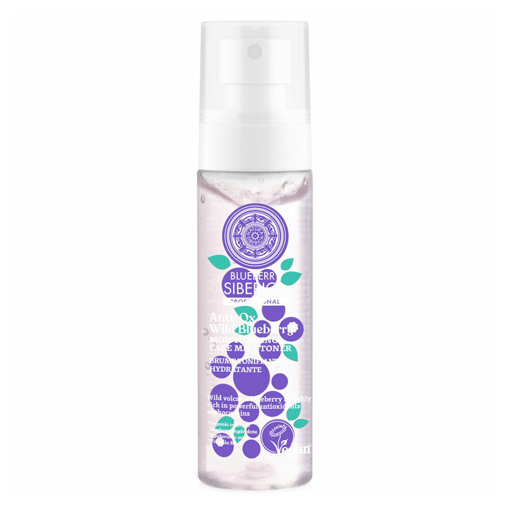 NATURA SIBERICA Blueberry Siberica Hydratačná pleťová hmla tonikum 100 ml