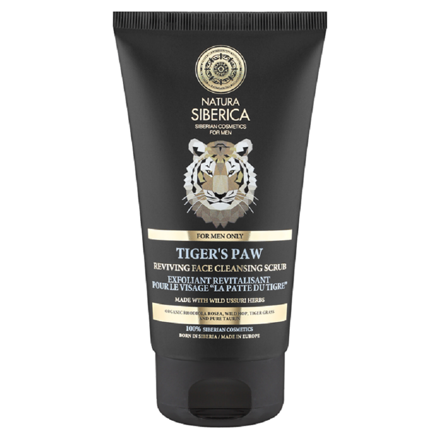 NATURA SIBERICA Men Revitalizačný čistiaci peeling - Tygria laba 150 ml