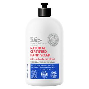 NATURA SIBERICA Mydlo na ruky s antibakteriálnym účinkom 500 ml