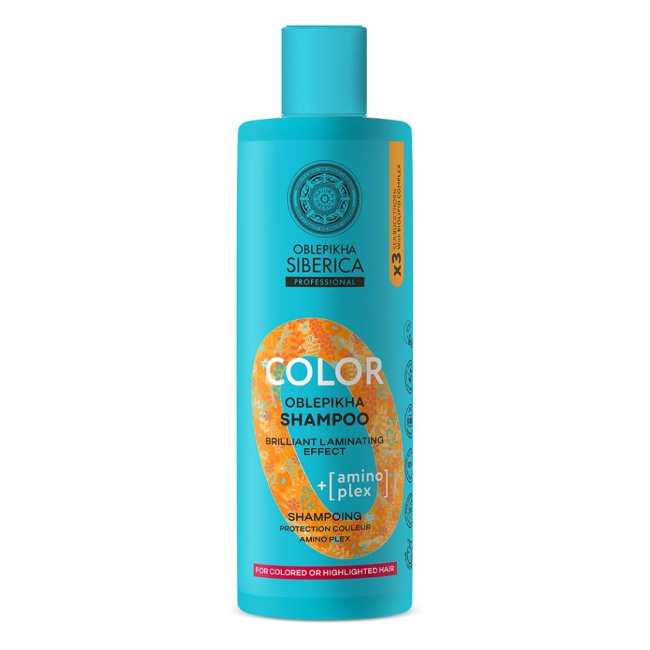 NATURA SIBERICA Oblepikha O Color Šampón na ochranu farby s komplexom aminokyselín 400 ml