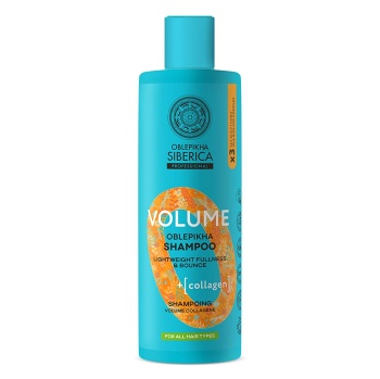 NATURA SIBERICA Oblepikha O Volume Kolagénový šampón 400 ml (Prírodné šampóny) - Prírodné