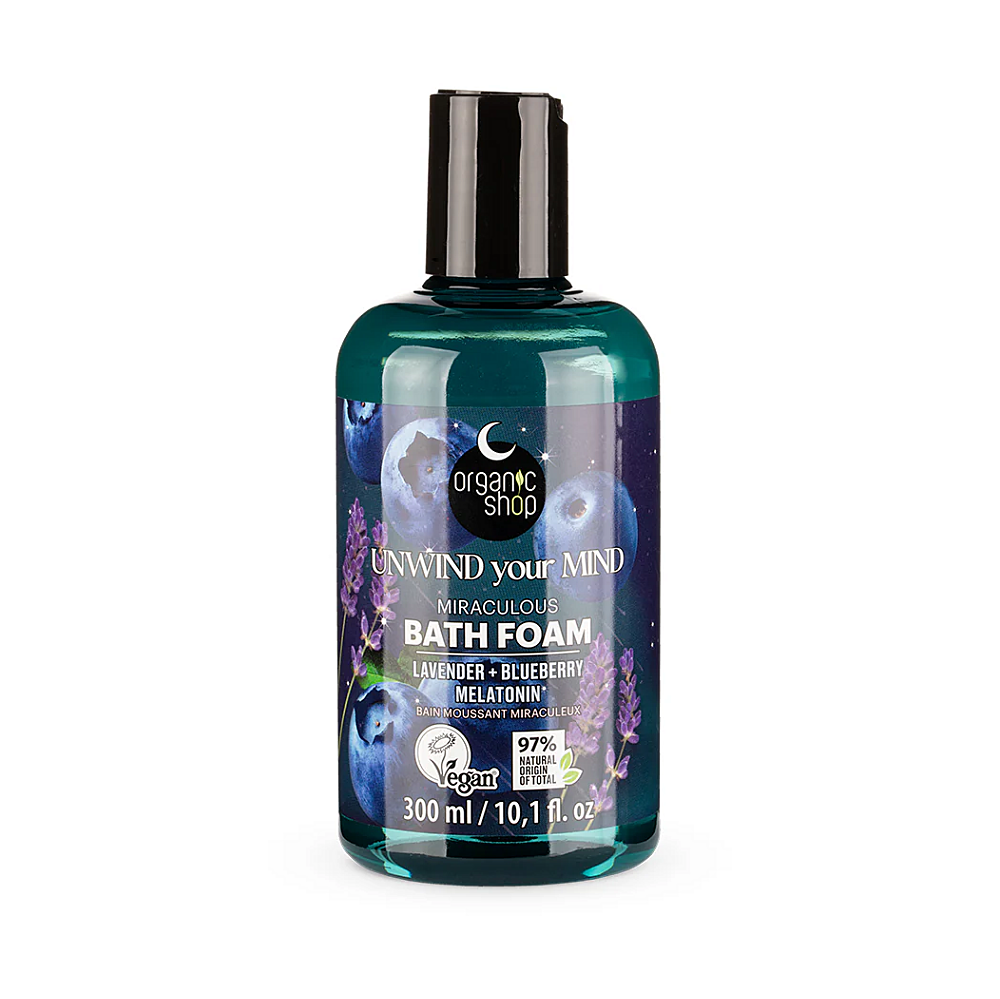 ORGANIC SHOP Sleeping zázračná pena do kúpeľa unwind your mind 300 ml