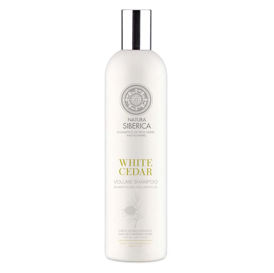 NATURA SIBERICA Šampón pre väčší objem Biely céder 400 ml