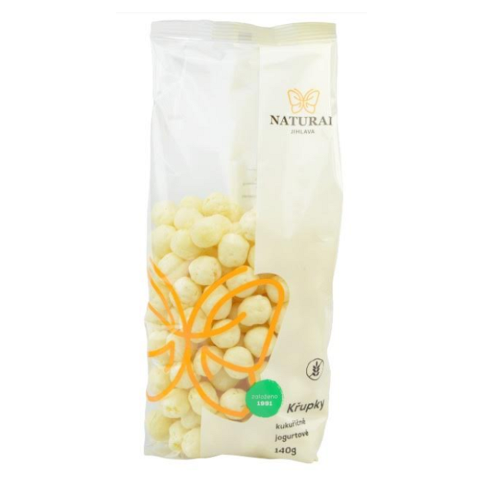 NATURAL JIHLAVA Chrumky kukuričné jogurtové 140 g