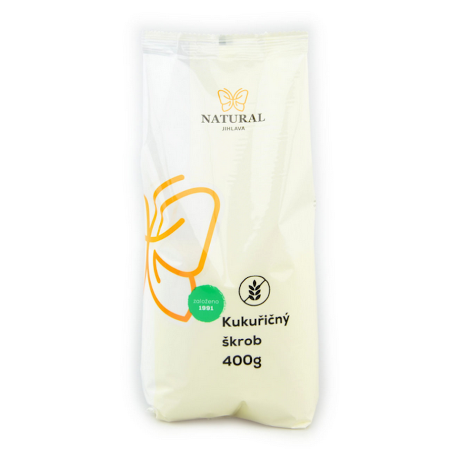 NATURAL JIHLAVA Kukuričný škrob bez lepku natural 400 g