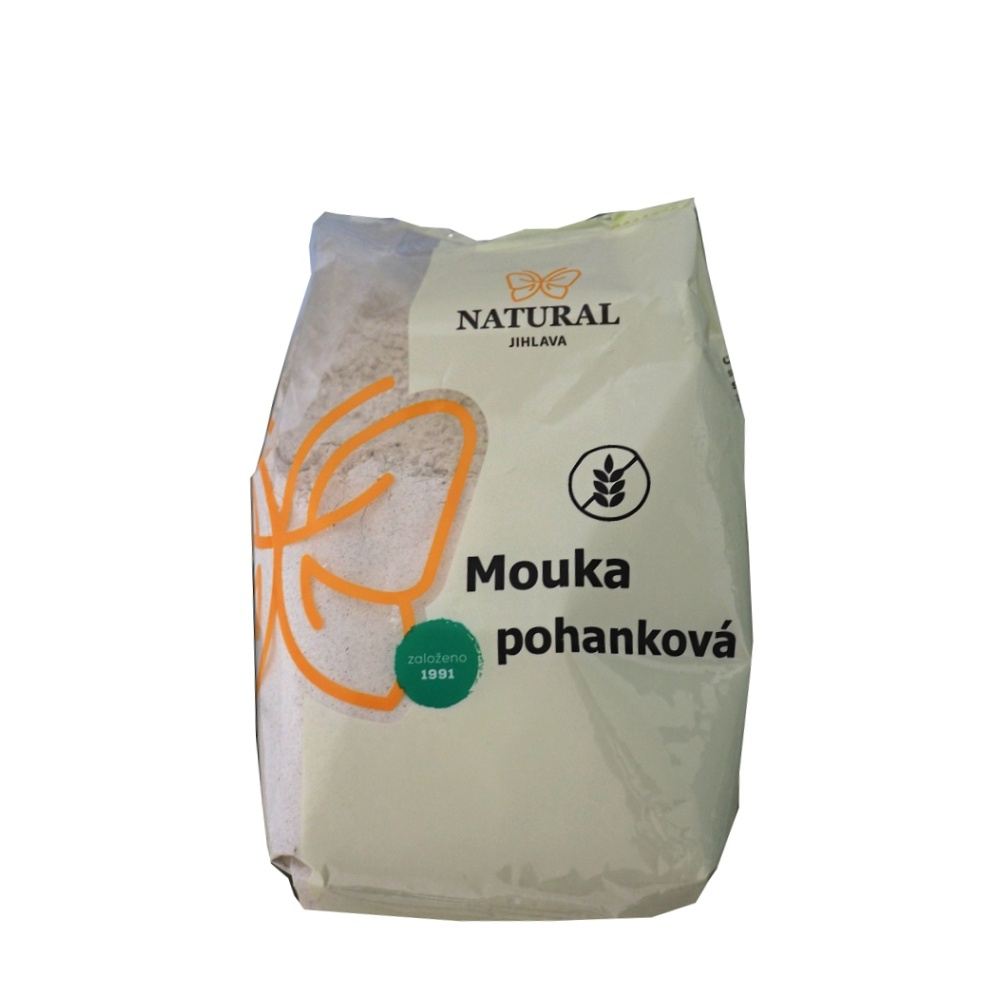 NATURAL JIHLAVA Múka pohánková bez lepku natural 400 g
