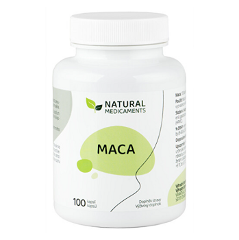 NATURAL MEDICAMENTS Maca 500 mg 100 tabliet (Potencia, erekcia) - Stimulačné