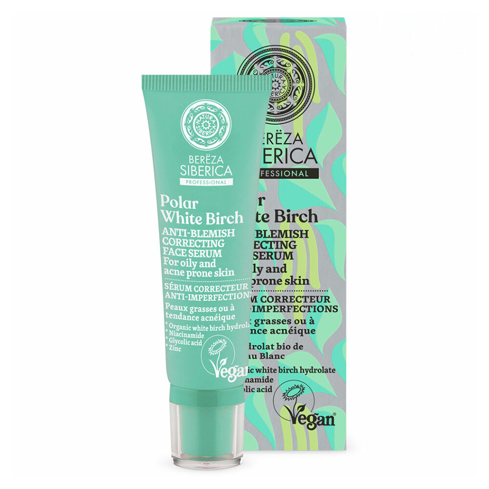 NATURA SIBERICA Bereza Siberica Korekčné sérum proti nedokonalostiam pleti 30 ml