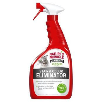 NATURE'S MIRACLE Ultimate Stain&Odour Eliminator pre mačky 946 ml (Prostriedky na upratovanie)